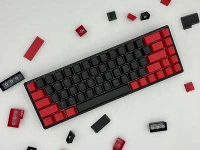VY68 Custom Keyboard - Black & Red Vyral
