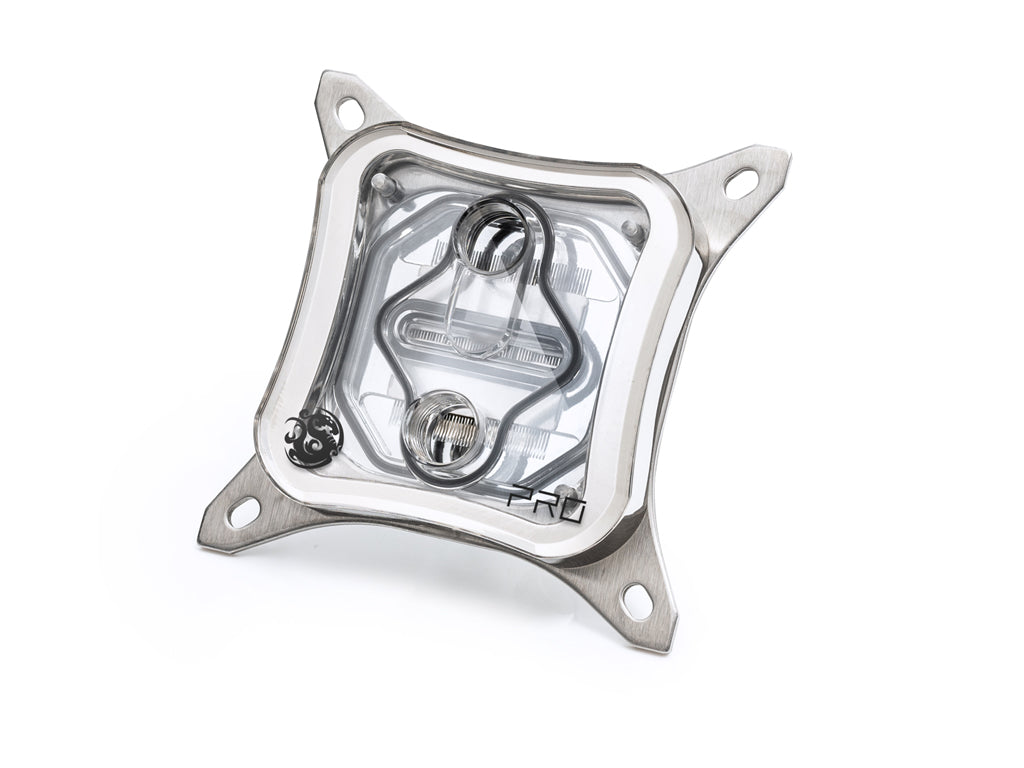 Bitspower CPU Block Summit M Pro - Crystal (LGA1700/1200/115X) V Y R A L