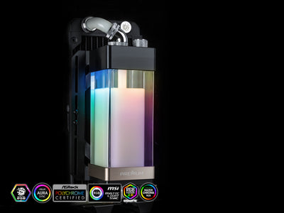 Bitspower Premium Cuboid Reservoir 150 (D5) V Y R A L