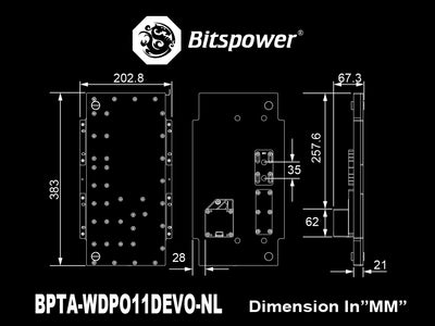 Bitspower Sedna for Lian Li O11D Variants V Y R A L
