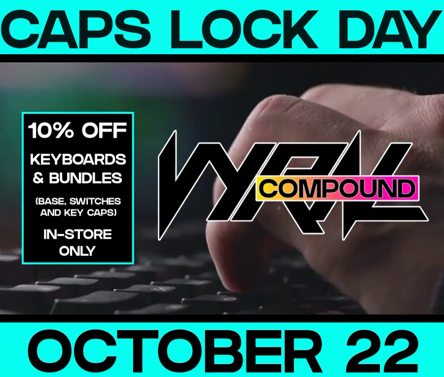 CAPS LOCK DAY SALE - OCT 22 Vyral