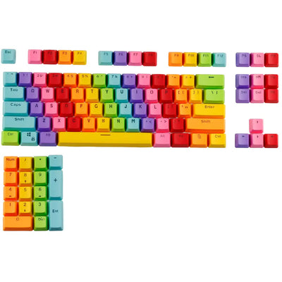 104 Keys Rainbow Backlit Keycaps Set Vyral