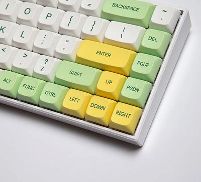 139 Key Lemon Lime Keycap Set Vyral