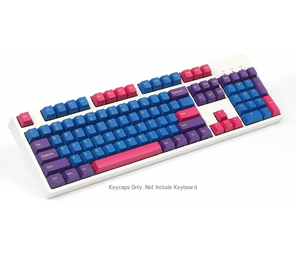 140 Key Pink, Blue, and Purple Keycap Set Vyral
