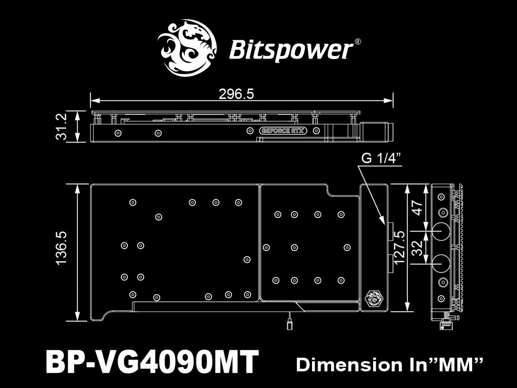 Bitspower Orion VGA Water Block V Y R A L