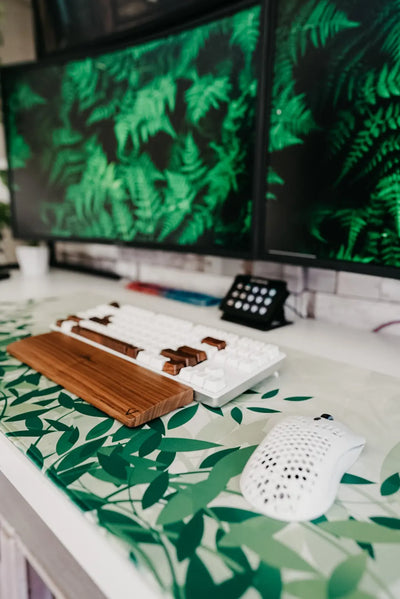 Black Walnut Solid Wood Key Caps Vyral