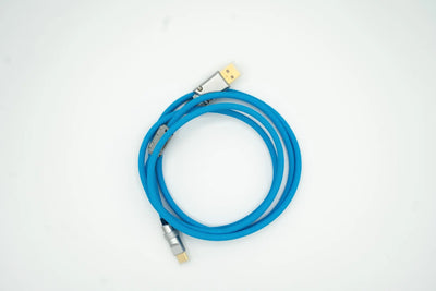 Blue Straight Cables Type C USB for Keyboard Vyral