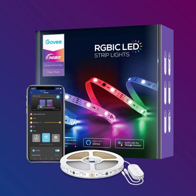Govee RGBIC Wi-Fi+Bluetooth LED Strip Lights 16.4ft Vyral
