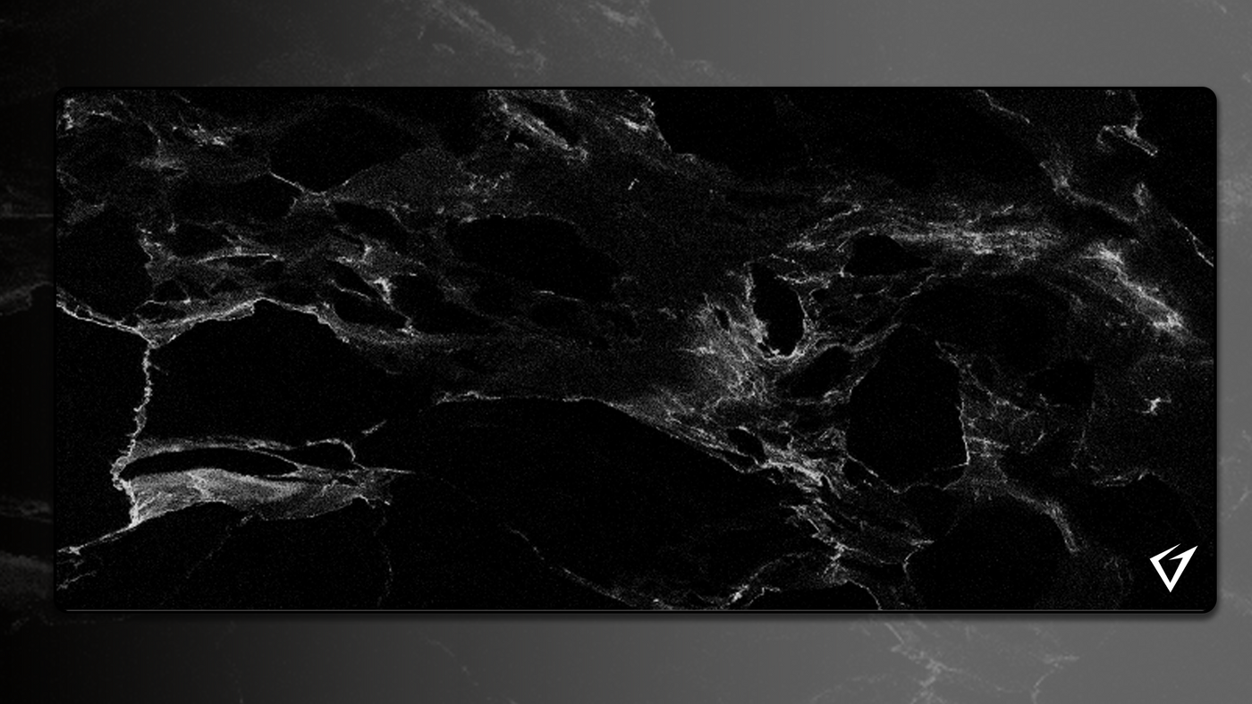 "BLACK MARBLE" XXL MOUSEPAD Vyral