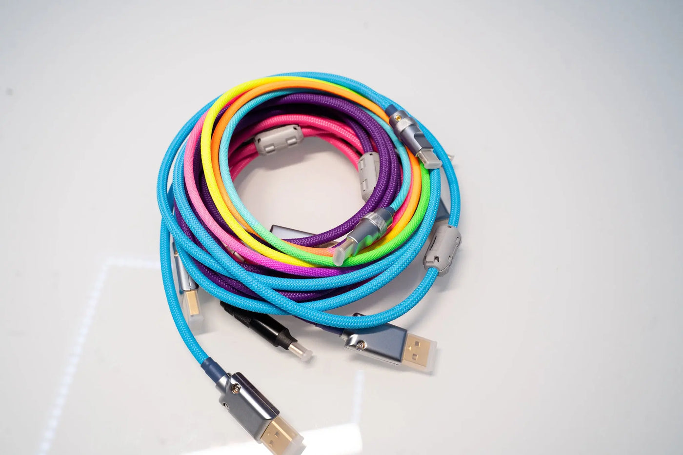 Pink Straight Cables Type C USB for Keyboard Vyral