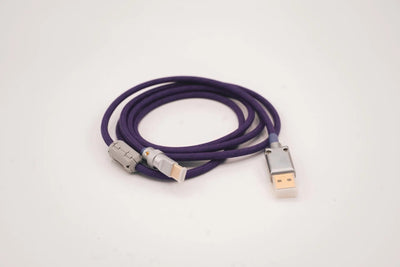 Purple Straight Cables Type C USB for Keyboard Vyral