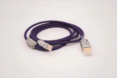 Purple Straight Cables Type C USB for Keyboard Vyral