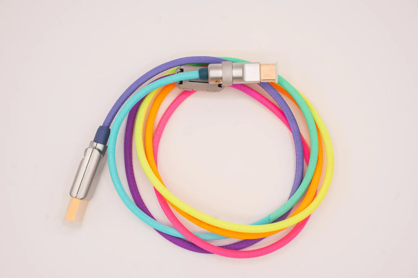 Rainbow Straight Cables Type C USB for Keyboard Vyral