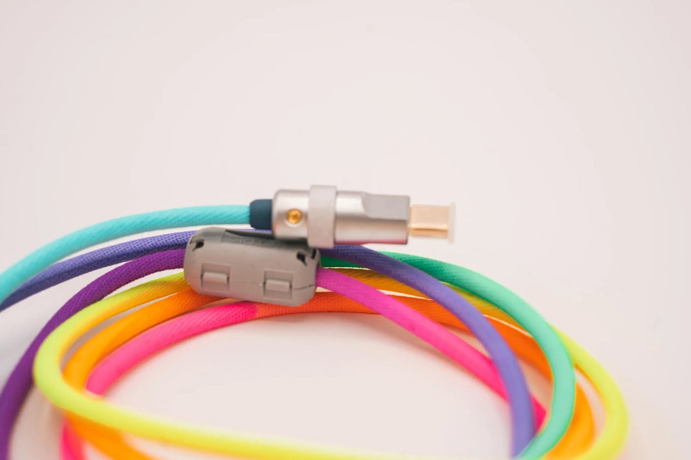 Rainbow Straight Cables Type C USB for Keyboard Vyral