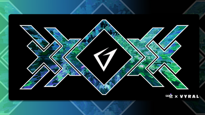 V Y R A L x LVLUPDUO -Space Invader Series- Mouse Pad XXL V Y R A L
