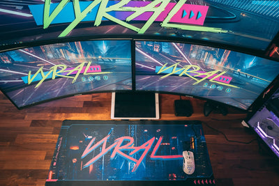 V Y R A L PUNK Limited Edition Mouse Pad XXL Blk/Pnk V Y R A L