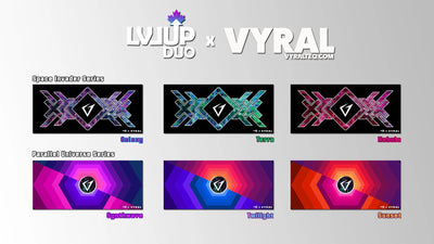 V Y R A L x LVLUPDUO -Parallel Universe Series- Mouse Pad XXL V Y R A L