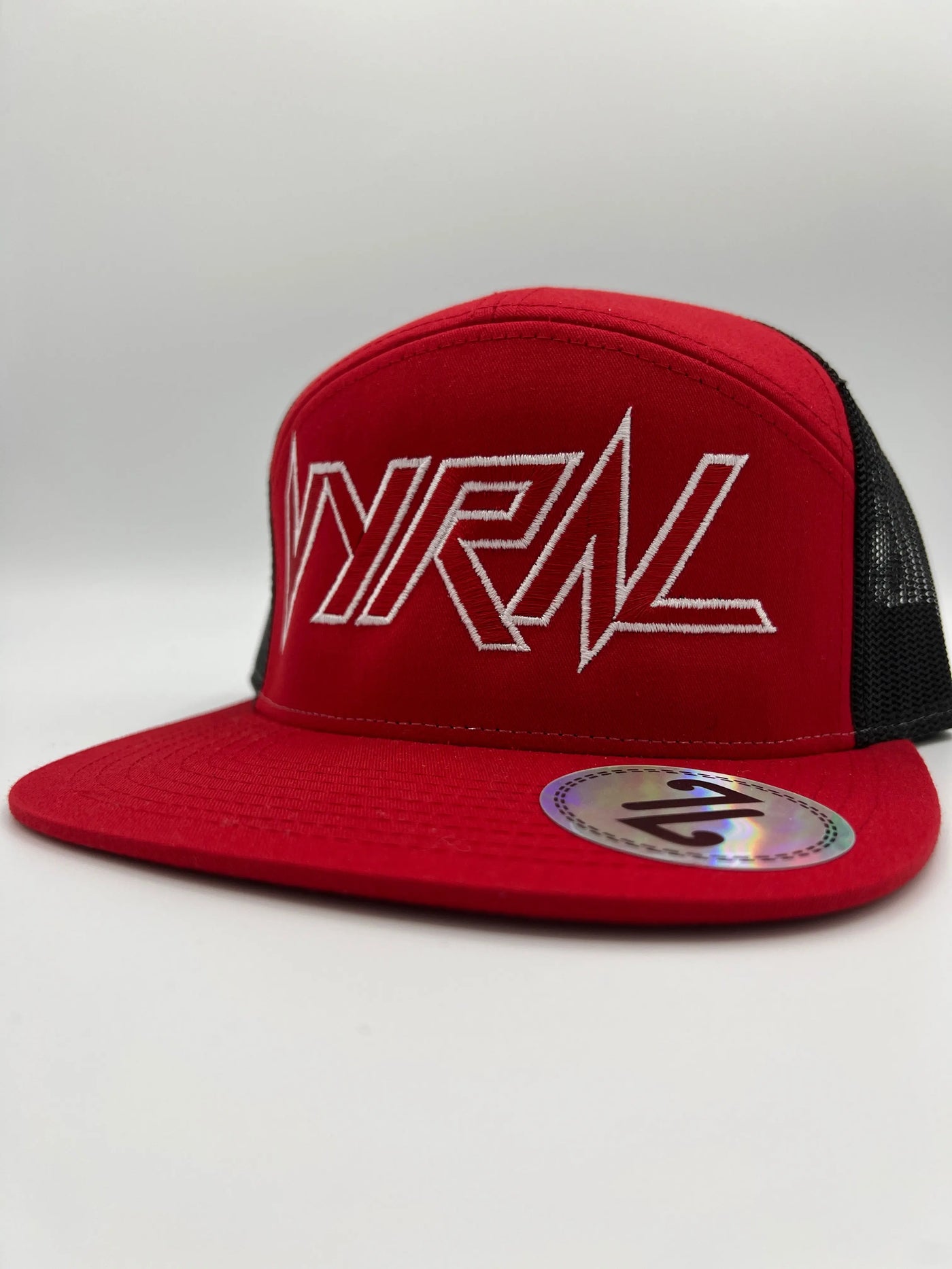 Vyral Red/White 5 Panel Snap 22' Vyral